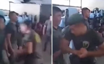 Әскерде жас жігіттерді аяусыз ұрып жатқан «дед» видеоға түсіп қалды (видео)