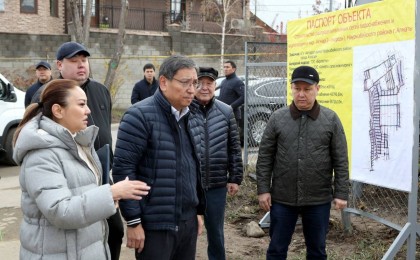 Ерболат Досаев «Каргалы» сүзгі станциясының кәріз коллекторы құрылысының барысымен танысты