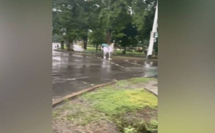 Қазақстанның тағы бір қаласы жаңбырдан кейін су астында қалды