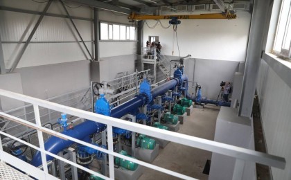 Алматыдағы «Ақжар» шағын ауданының 22 мыңнан астам тұрғыны жаңа су құбырынан ауыз су алады