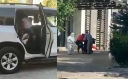 Пневмониямен ауыратын науқастарға арналған бөлімге кіре берісте науқастардың өлімі видеоға түсірілді