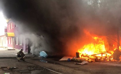 Алматыда «Алтын Орда» базары өртеніп жатыр (Видео)