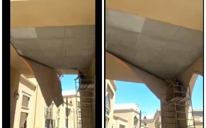 87 млрд теңге жұмсалған Керуен-Сарайдың төбесі құлады (видео)