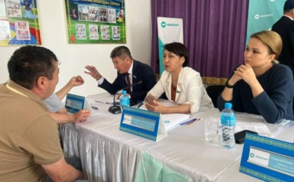 «AMANAT» партиясының мобильді қоғамдық қабылдаулары Алматы және Қостанай облыстарына барды