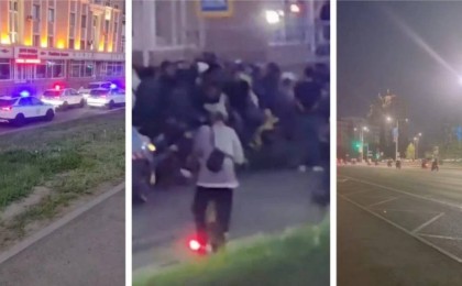 Астанада Яндекс курьерлері ереуілге шықты (Видео)