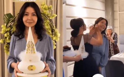 Әсел Сәдуақасоваға сырға салды