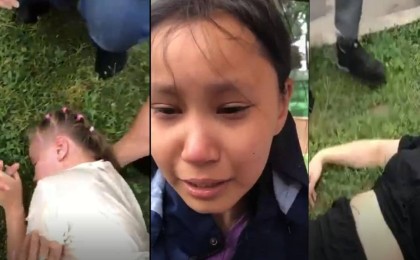 Алматыда фонтан суына түскен балаларды тоқ соқты (видео)