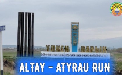 Алтайдан Атырауға дейін жүгіруге шыққан спортшы