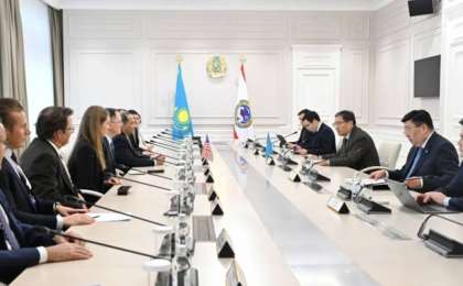 Аким Алматы Ерболат Досаев встретил делегацию бизнес-миссии США