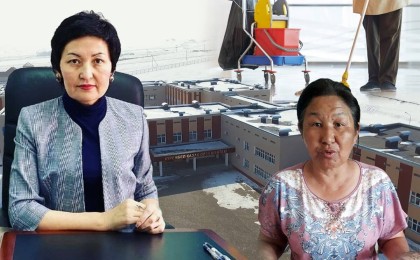 Алматы облысында еден жуушы әйел бес жыл бойы директорға жалақысынан ақша беріп келгенін айтты