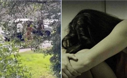 Алматыда қыз алып қашқандардың әрекеті видеоға түсіп қалды