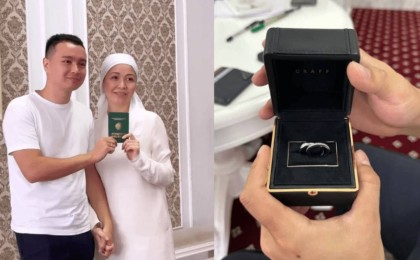 Әсел Сәдуақасова өзінен жеті жас кіші сүйіктісімен некесін қиды