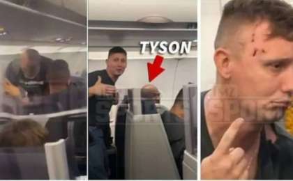 Майк Тайсон ұшақта қасындағы жолаушыны соққыға жықты