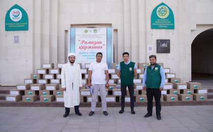 ШЫМКЕНТ: 500 отбасыға азық-түлік таратылды