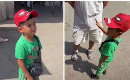 Ташкентте ән айтатын жұрттан ақша алатын бала желі қолданушыларын ашуландырды (видео)