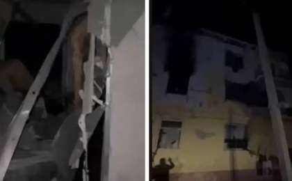 Отырарда жойқын жарылыс болды: үш қабатты ғимараттың жартысы опырылып кеткен (ВИДЕО)