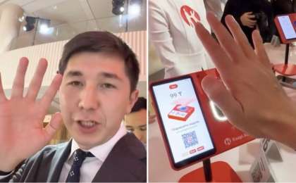 Kaspi.kz жаңа функциясын таныстырды: енді төлемді алақанмен жасауға болады 