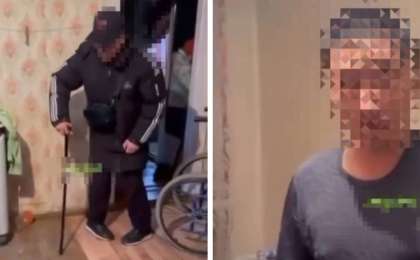 Семейде ер адам өзін мүгедек адам ретінде көрсетіп, қайыр сұрап, ақша жинаған (видео)