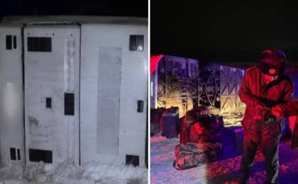 Павлодар облысында 50 жолаушысы бар автобус аударылып кетті