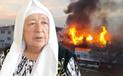 Балалар үйіндегі өрт: Әмина Әжібаева алаяқтарға ескерту жасады