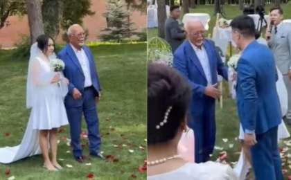 "Сағи ұлынан қалған қыз": Асанәлі Әшімов немересін өз қолымен ұзатты