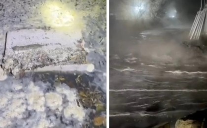 Қостанайда саяжайлар суға кетті: Нәжіс аралас су ауланы басып қалды (видео)