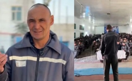 Мұрат Әбділдә түрмедегі камераластарына концерт қойды