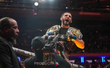 Махачев жартылай орта салмақта чемпион атанды: Шавкат Рахмонов уақыт өткізбей Исламды жекпе-жекке шақырды