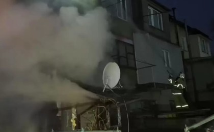 Алматы облысында өрт болып, 18 отбасы далада қалды