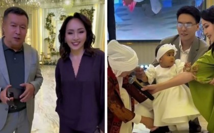 "Алтынайдың қыздарынан аумайды": Айгүл Иманбаева көпшілікке немересін көрсетті (ВИДЕО)