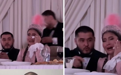 “Жаназада отырғандай не болды сонша?” Тойында ағыл-тегіл жылаған блогер көпке жақпай қалды