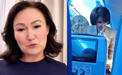 «Пиар емес»: ұшақта министр көмектескен адам танымал журналист болып шықты