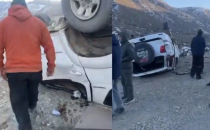 Қайыңдыға барар жолда көлік аударылып, бір адам қаза тапты