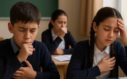 ЖРВИ: астаналық оқушылар қашықтан оқуы мүмкін