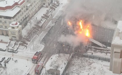 Астанадағы бұрынғы Cinema City павильонынан өрт шықты