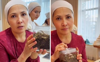 “Неге елді алдайсыңдар?”: Сәкен Майғазиевтің әйелінің шайы жұрттың сынына ұшырады