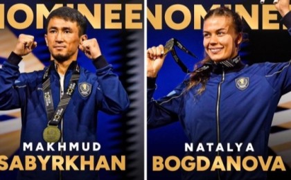 Махмұд Сабырхан мен Наталья Богданова “Жылдың үздік боксшысы” атағына үміткер атанды