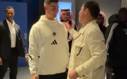 Геннадий Головкин мен Криштиану Роналду Эр-Риядта кездесті (видео)