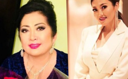 Ерке Есмахан Мақпал Жүнісованы Жаңа жылмен құттықтап, сый-сияпат жасады (ВИДЕО)