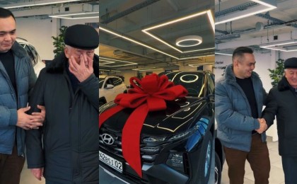 «Арманым орындалды»: Жан Ахмадиев қайын атасына қымбат сыйлық жасады