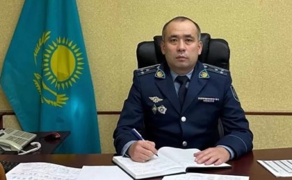 Шымкентте аудандық полиция басқармасының басшысы ұсталды