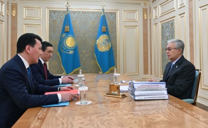 Ерлан Қарин Мемлекет басшысына конституциялық реформа бойынша ұсыныстарды таныстырды