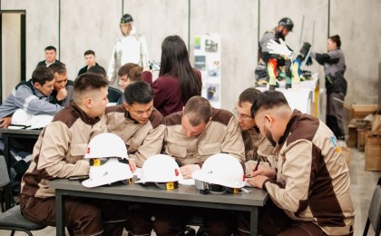 Теміртауда биіктікте қауіпсіз жұмыс істеу эстафетасы өтті