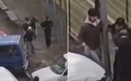 Павлодарда бір топ жасөспірім оқушы мен оны қорғауға тырысқан ер азаматты аяусыз соққыға жыққан