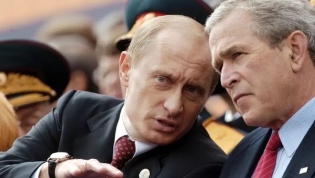 Путин мен Буштың әңгімесінде Қазақстан туралы да сөз болған