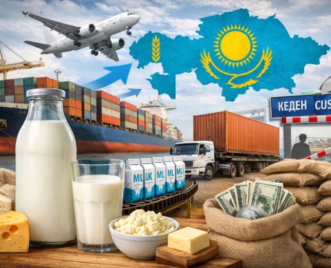 Сүт импорты: отандық нарық неге Ресейдің "сауын сиырына" айналды?