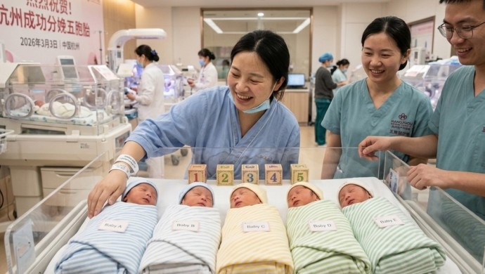 “60 миллион адамның біреуінде кездеседі”: Қытайда бесем дүниеге келді