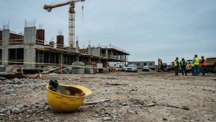 Астанада құрылыс краны құлап, оператор қаза тапты