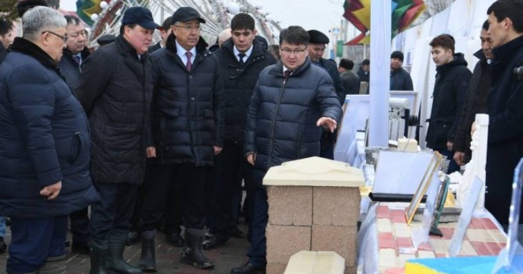 Асқар Мамин Түркістанда салынып жатқан нысандардың құрылыс жұмыстарымен танысты