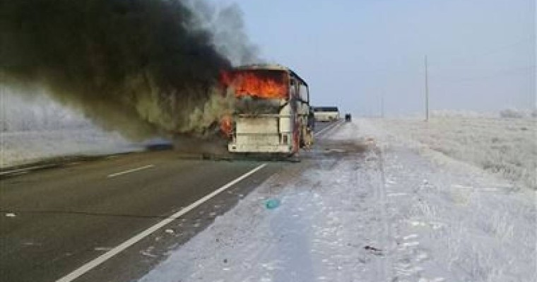 Автобус өртіне кінәлі күдікті Өзбекстаннан елге жеткізілді